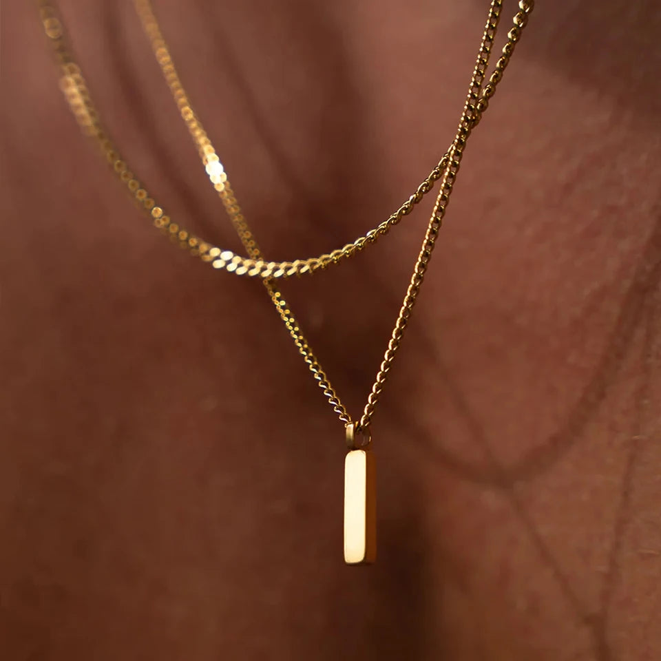 Mens Traditional Pendant Necklace