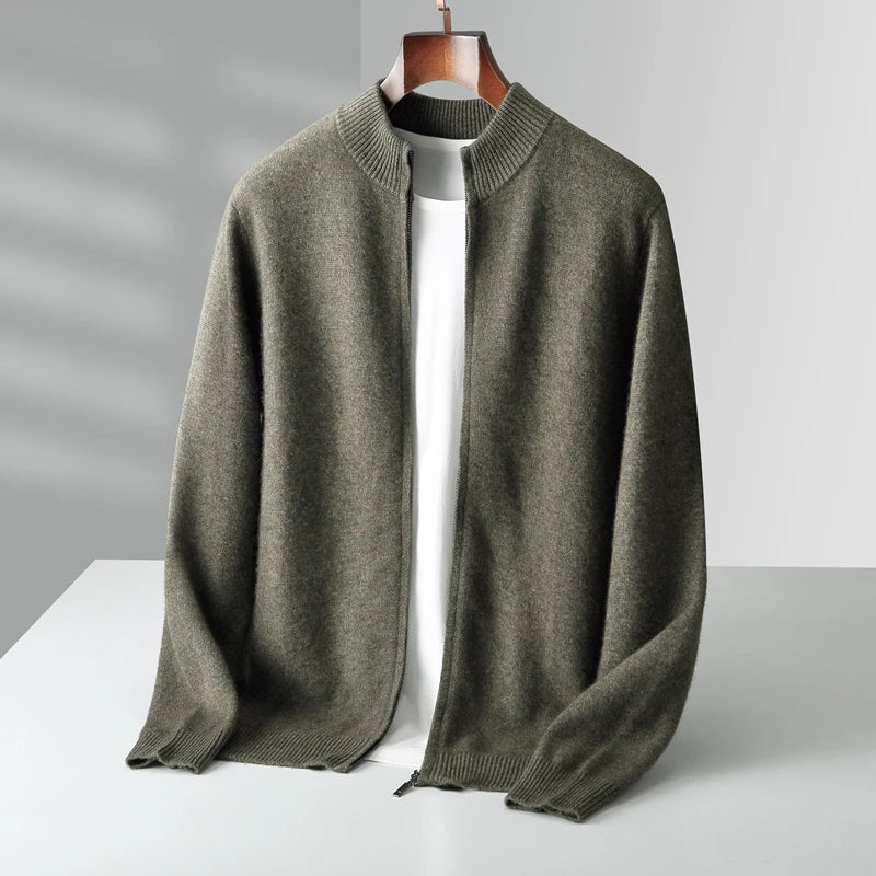 Merino Wool Zip Up
