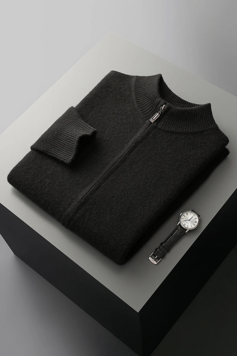 Merino Wool Zip Up