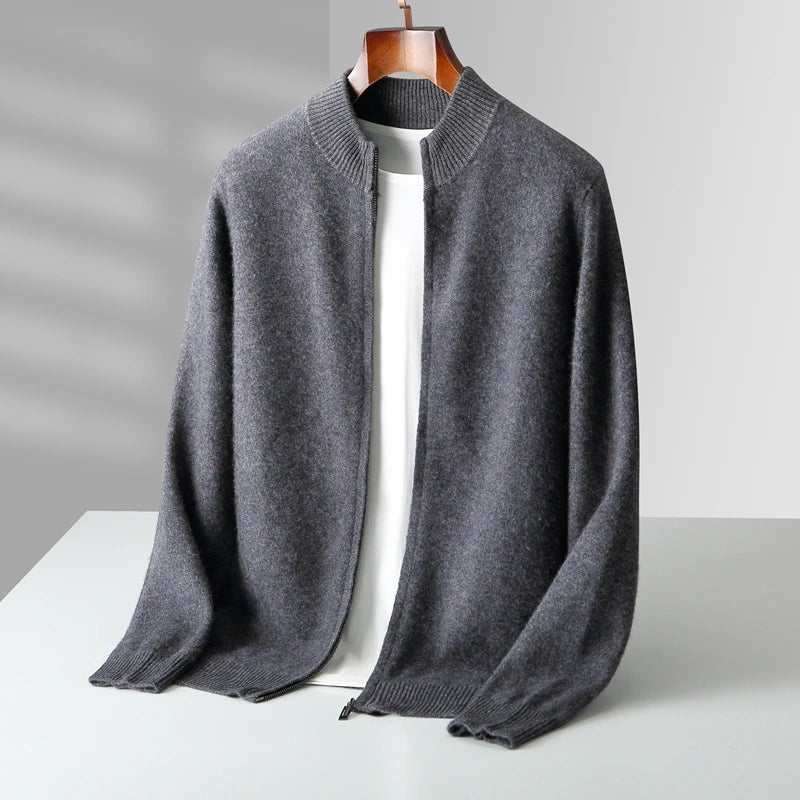 Merino Wool Zip Up