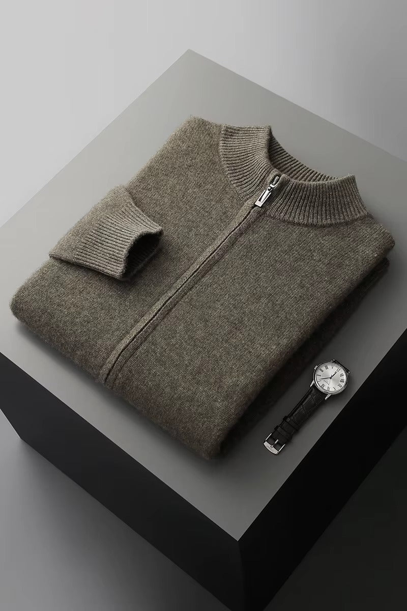 Merino Wool Zip Up