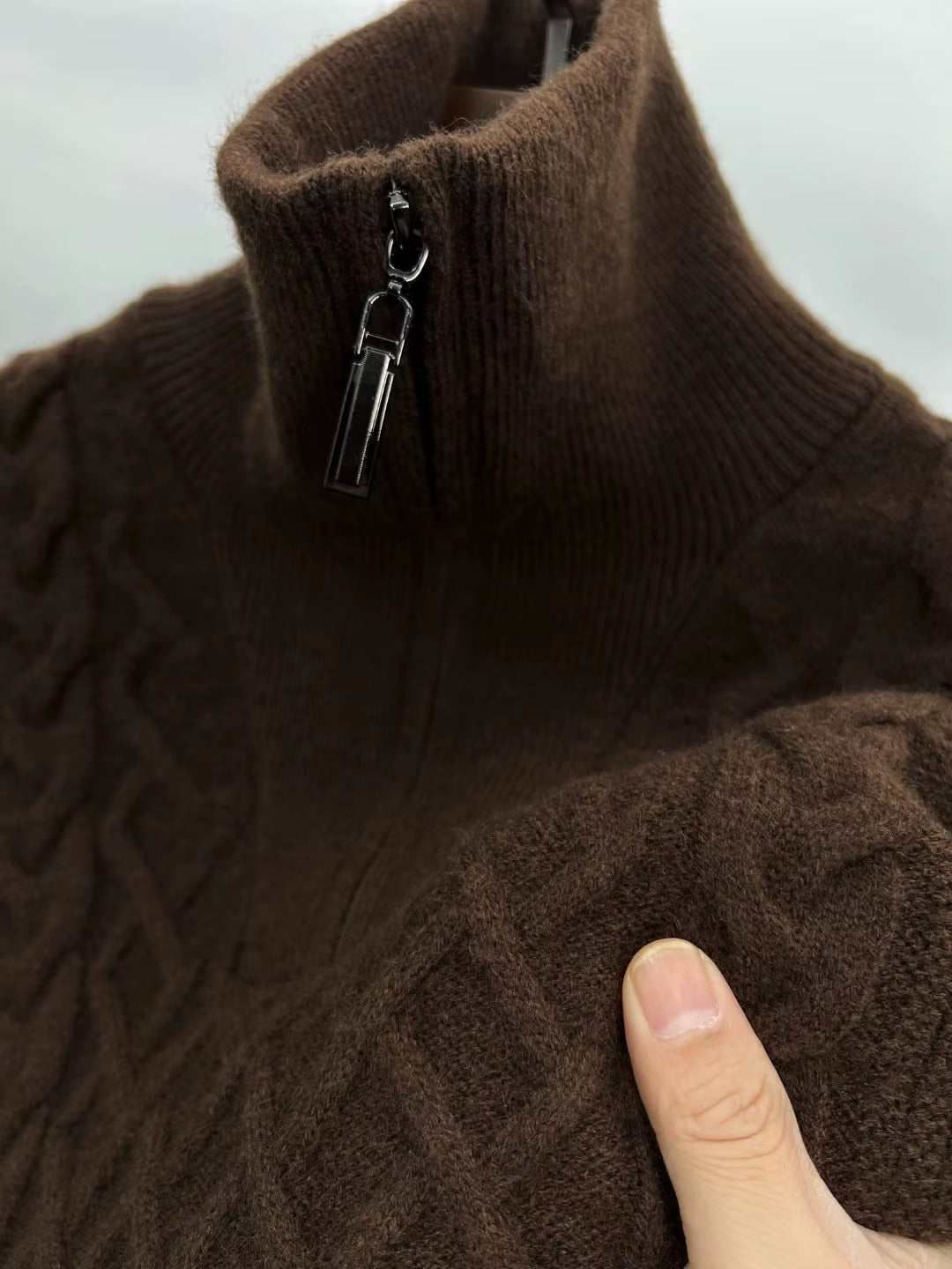 Gentleman's Wool Quarter zip