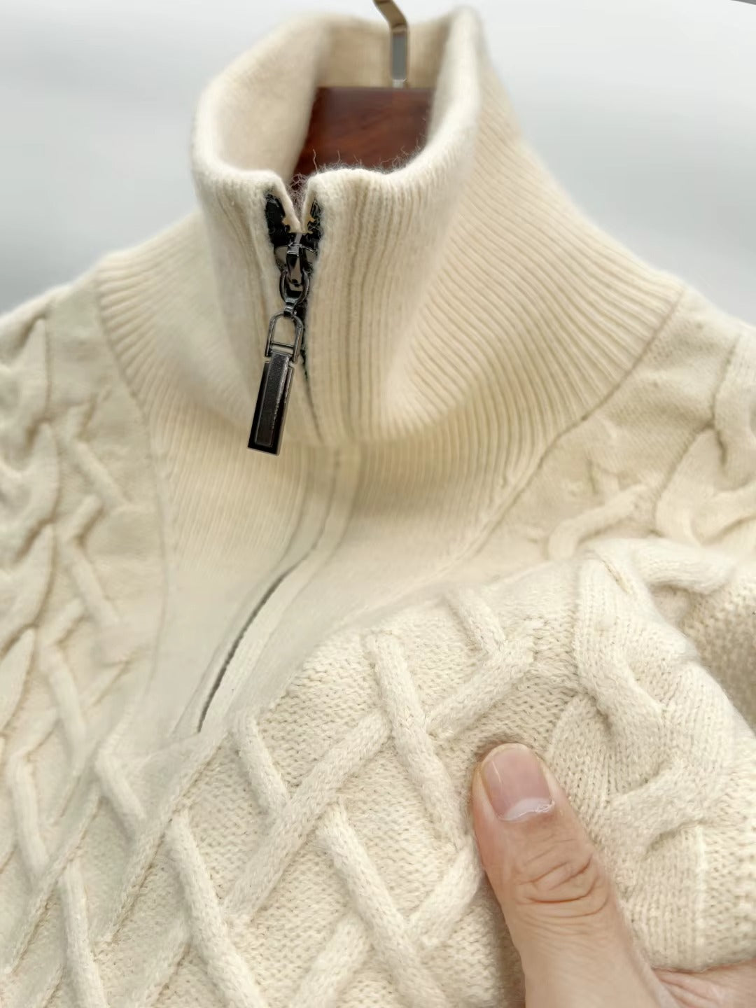 Gentleman's Wool Quarter zip