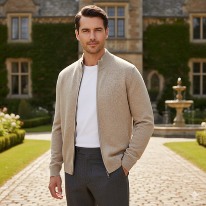 Merino Wool Zip Up
