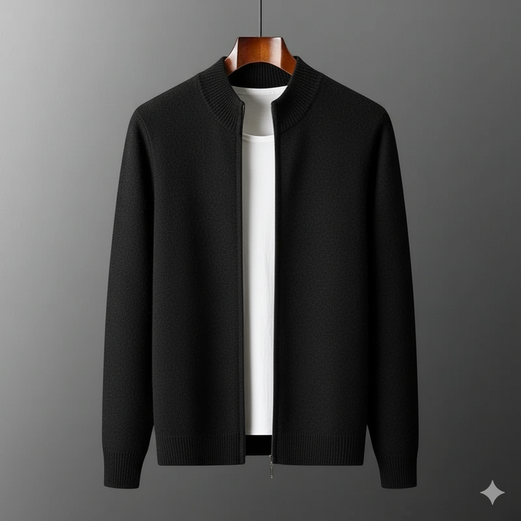 Merino Wool Zip Up