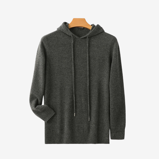 Merino Wool Mens Hooded Sweatshirt