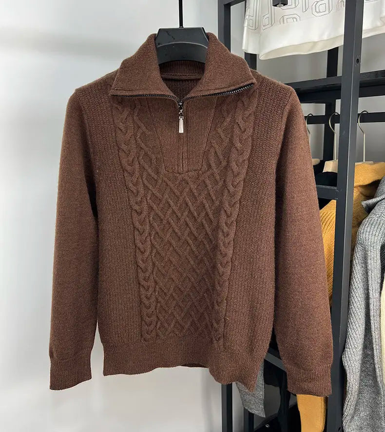 Gentleman's Wool Quarter zip