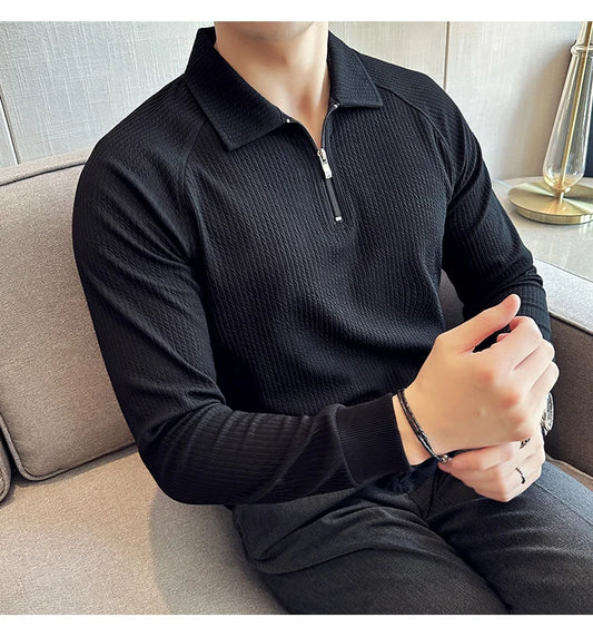 Arden Row Slim Fit Quarter Zip Sweater