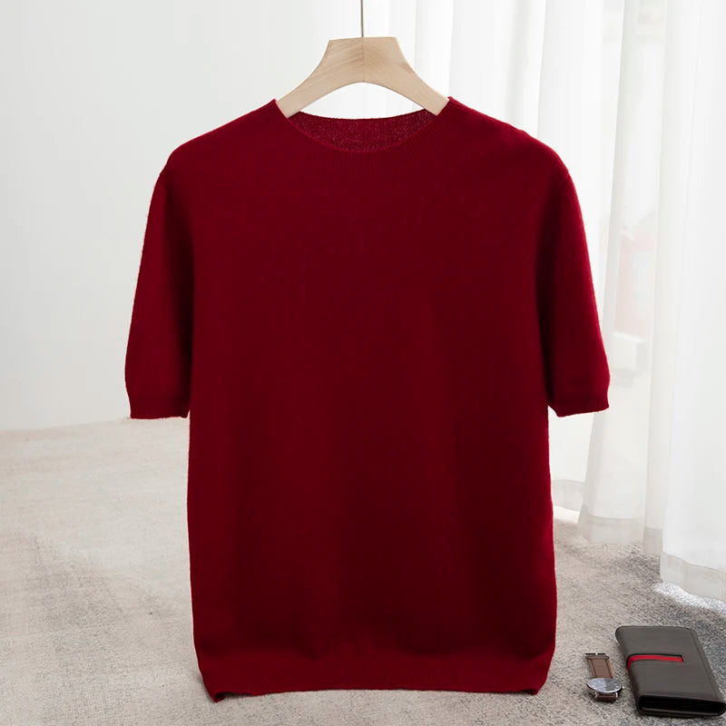 Mens Pure Wool T-Shirt