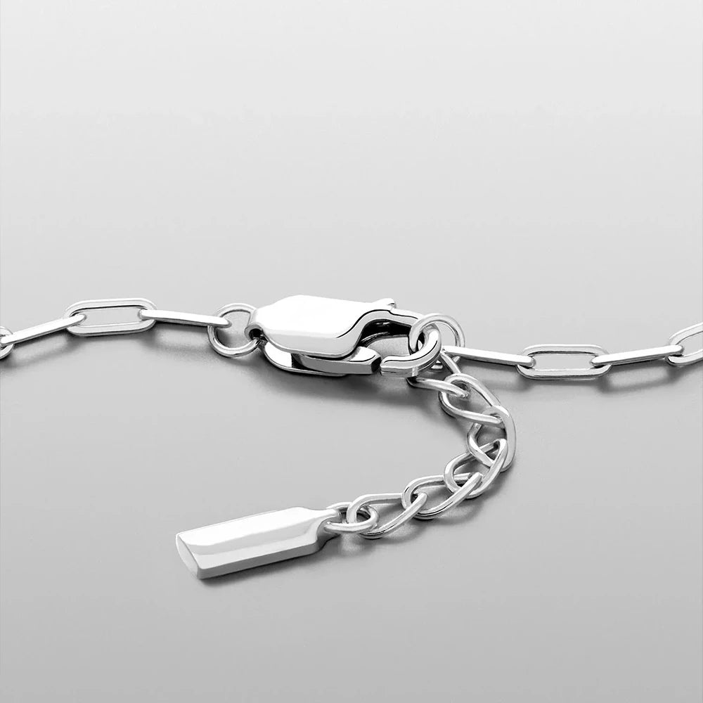 Paper Clip Stainless Steel Bracelet