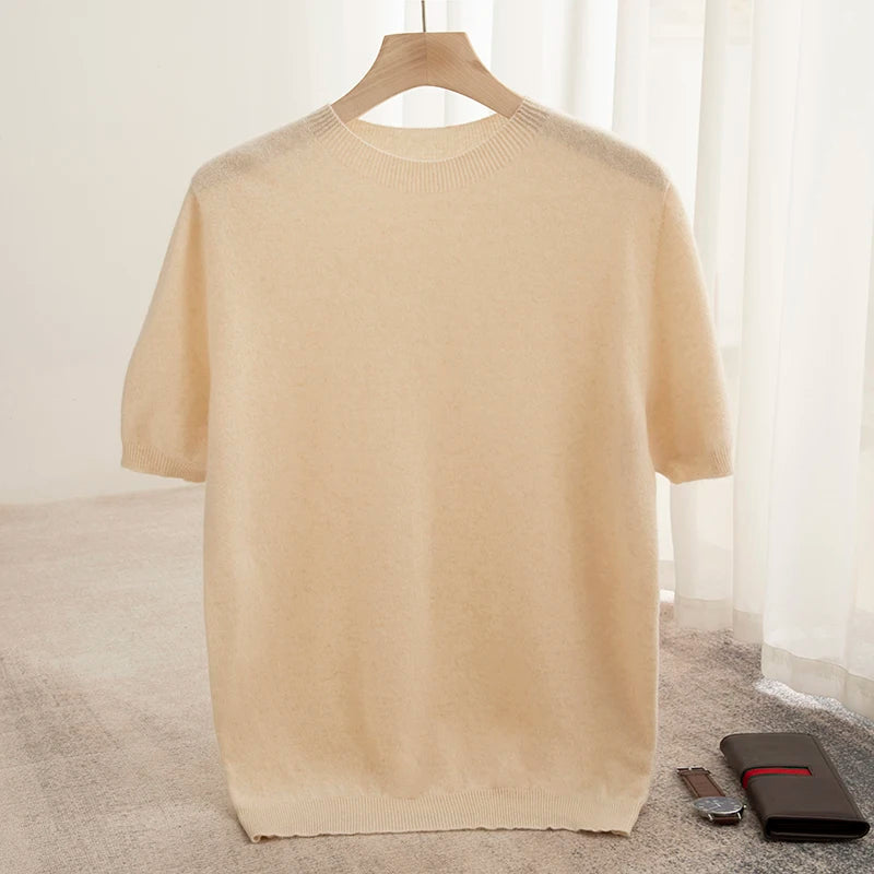 Mens Pure Wool T-Shirt