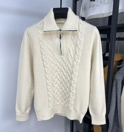 Gentleman's Wool Quarter zip