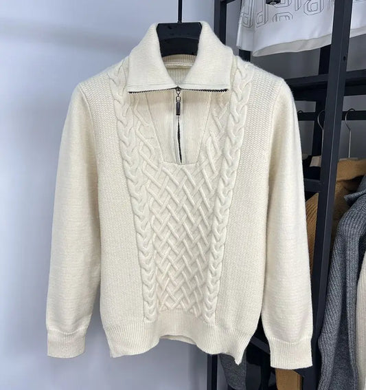 Gentleman's Wool Quarter zip