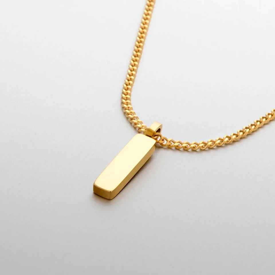Mens Traditional Pendant Necklace
