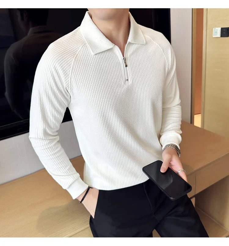 Arden Row Slim Fit Quarter Zip Sweater
