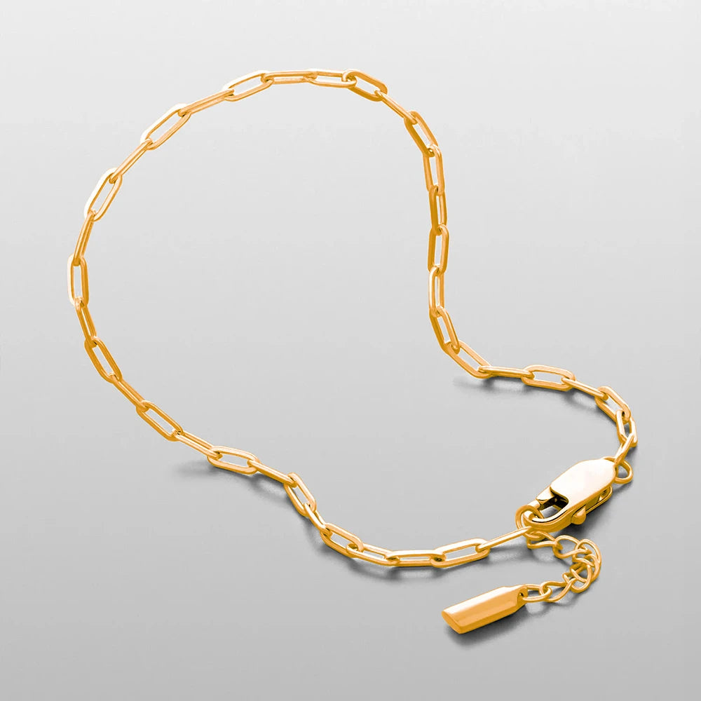 Paper Clip Stainless Steel Bracelet
