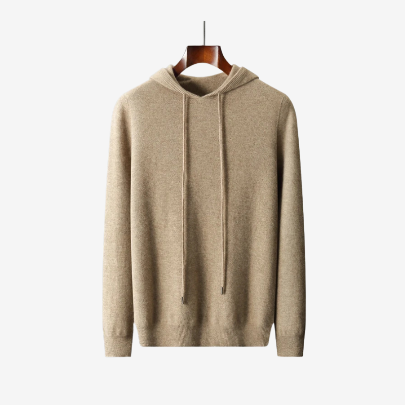 Merino Wool Mens Hooded Sweatshirt