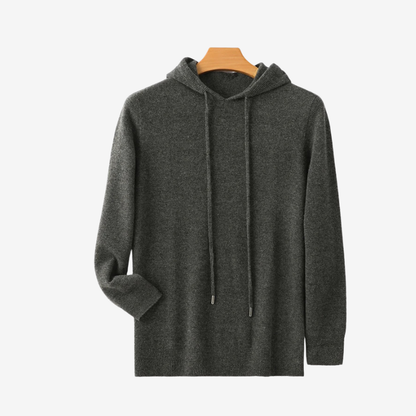 Merino Wool Mens Hooded Sweatshirt