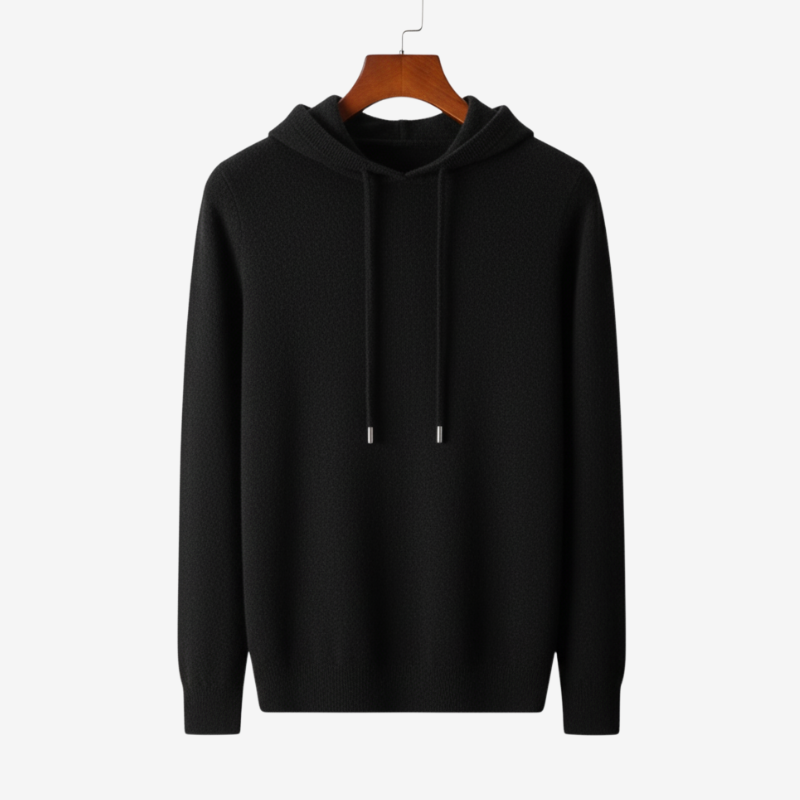 Merino Wool Mens Hooded Sweatshirt