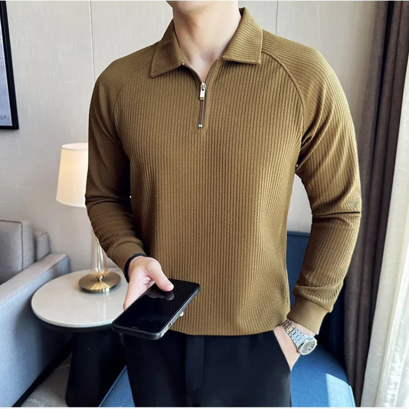 Arden Row Slim Fit Quarter Zip Sweater
