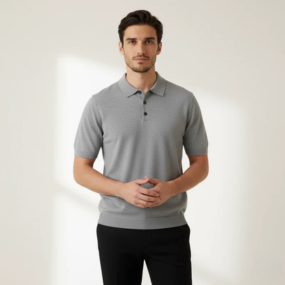 Merino Wool Mens Polo