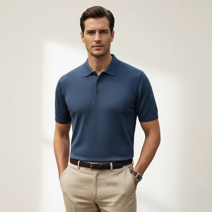 Merino Wool Mens Polo