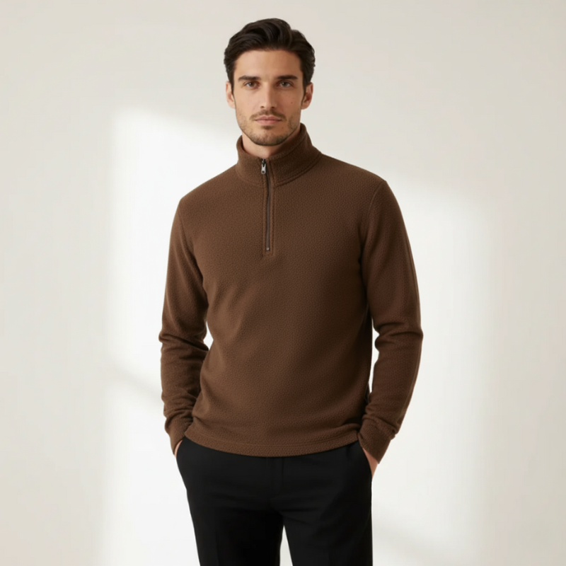 Montford Knit Quarter-Zip Jacket