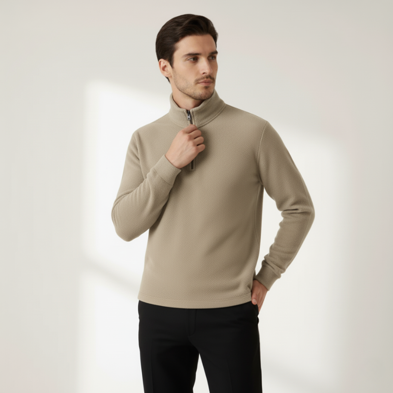 Montford Knit Quarter-Zip Jacket