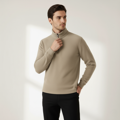 Montford Knit Quarter-Zip Jacket