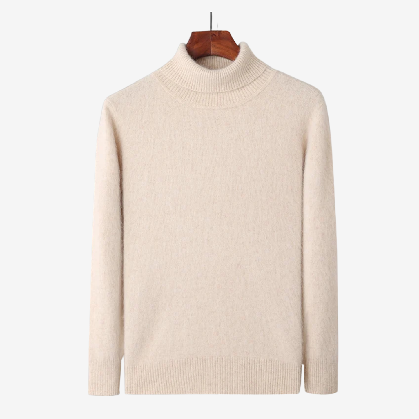Mink Cashmere Turtleneck Sweater