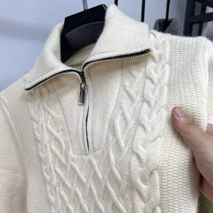 Gentleman's Wool Quarter zip