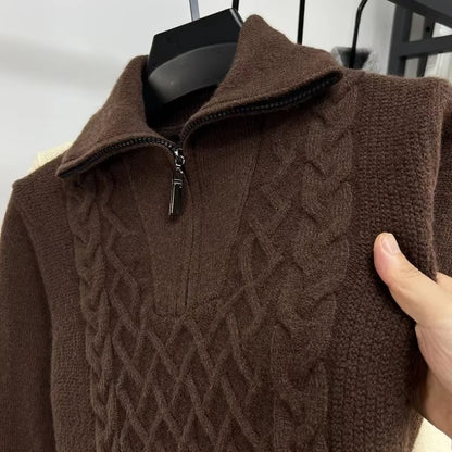 Gentleman's Wool Quarter zip
