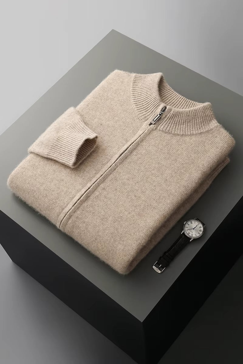 Merino Wool Zip Up