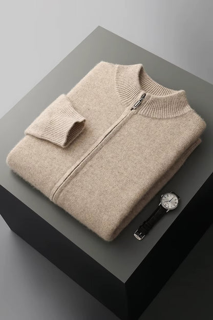Merino Wool Zip Up