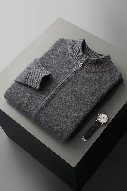 Merino Wool Zip Up