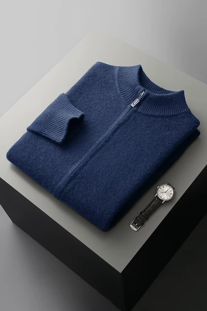 Merino Wool Zip Up